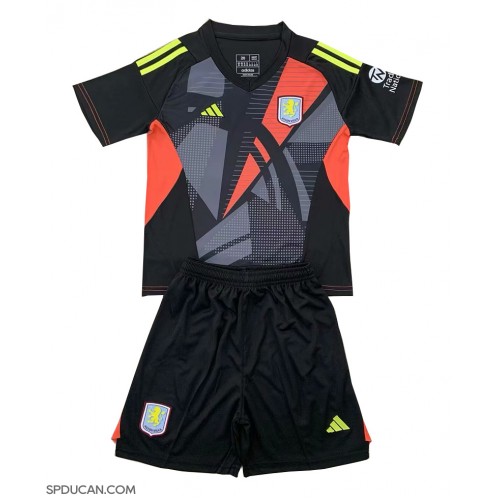 Dječji Nogometni Dres Aston Villa Golmanski Gostujuci 2024-25 Kratak Rukav (+ Kratke hlače)